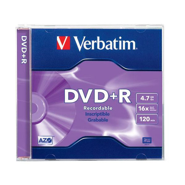 DVD+R 4.7gb 16x Verbatim