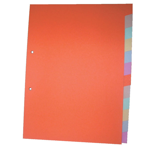 Pregradni karton u boji A4 180gr 1/12 O+CO