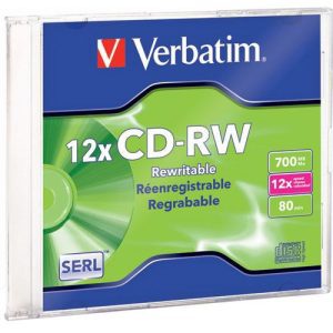 CD-RW 700mb 1/1 Verbatim