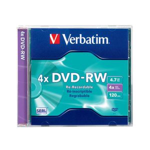 DVD-RW 4.7GB 4X 1/1 Verbatim