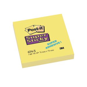 Blok samolepljivi 76x76mm SUPER STICKY 90lista 3M